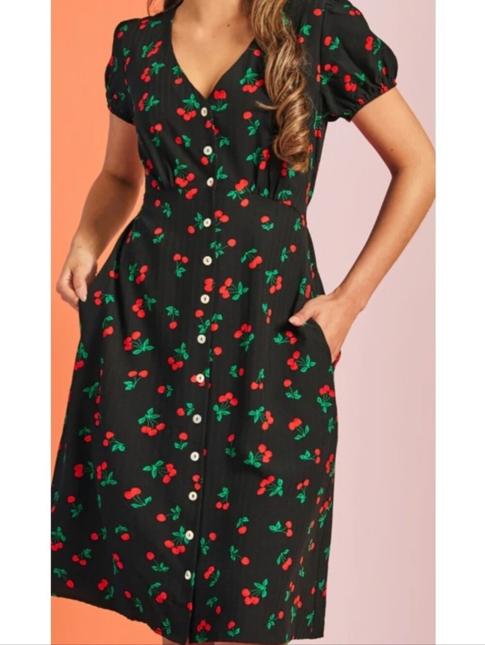 Retro Cherry Dress